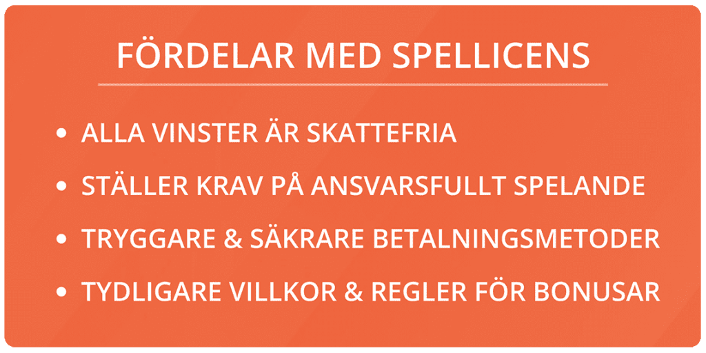 Fördelar med Spellicens